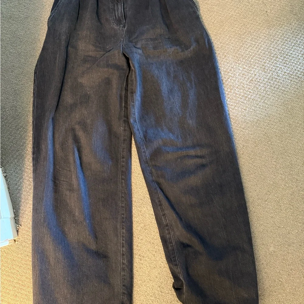 Tibi High Rise Black Jeans - Picture 6 of 7